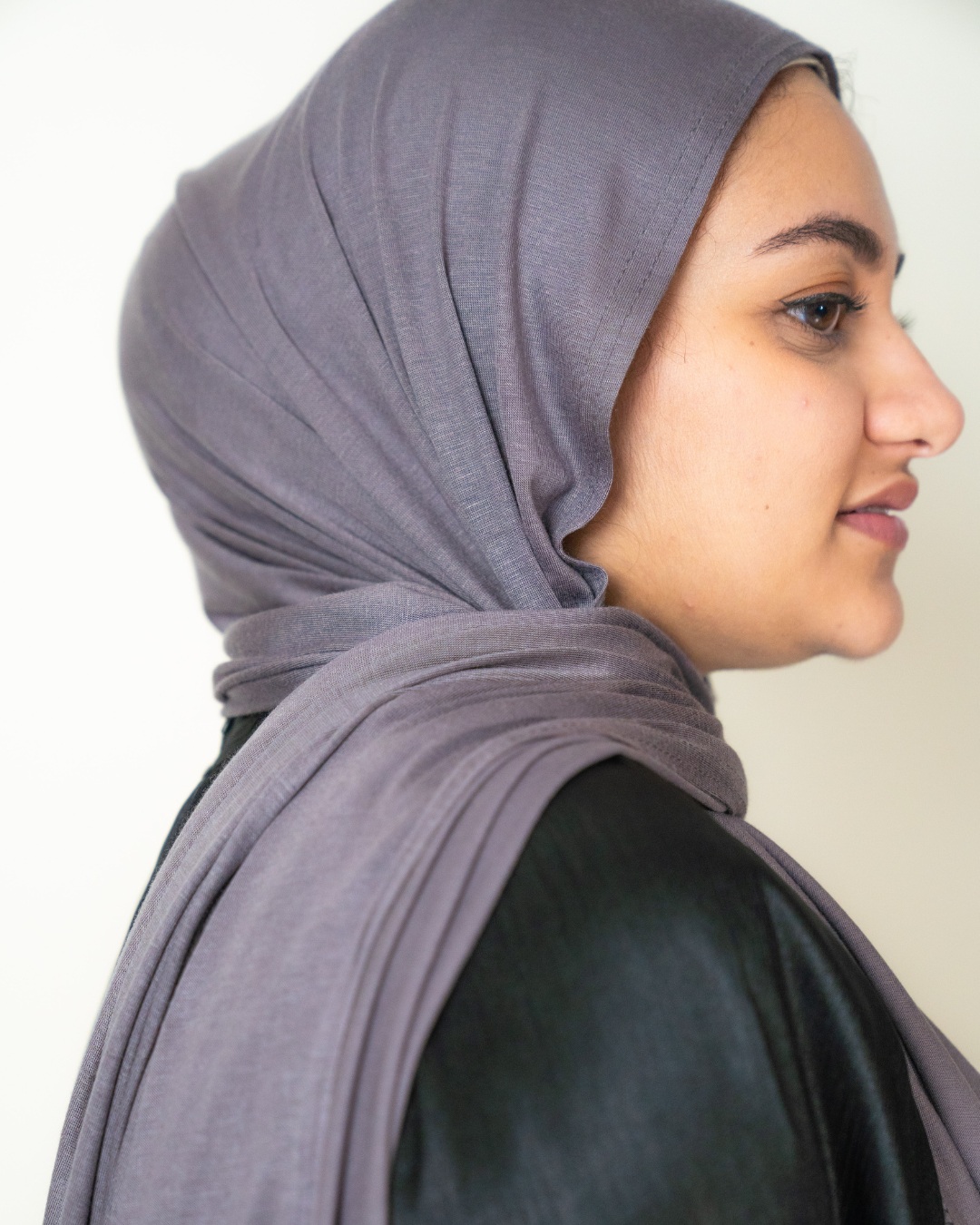 Mercerised Cotton Jersey in Dark Grey