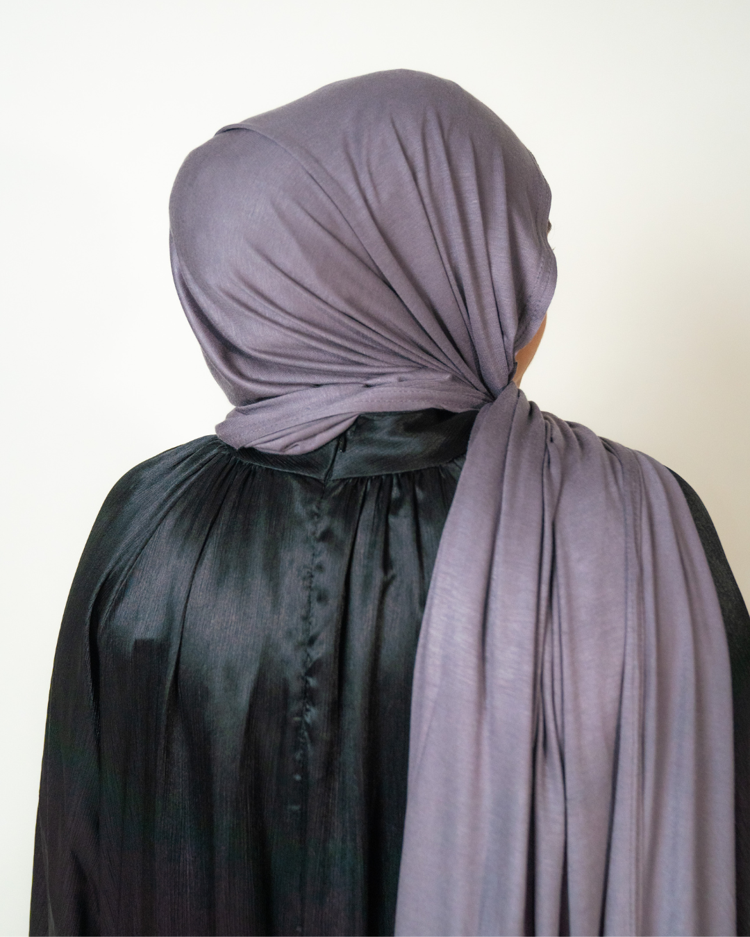 Mercerised Cotton Jersey in Dark Grey