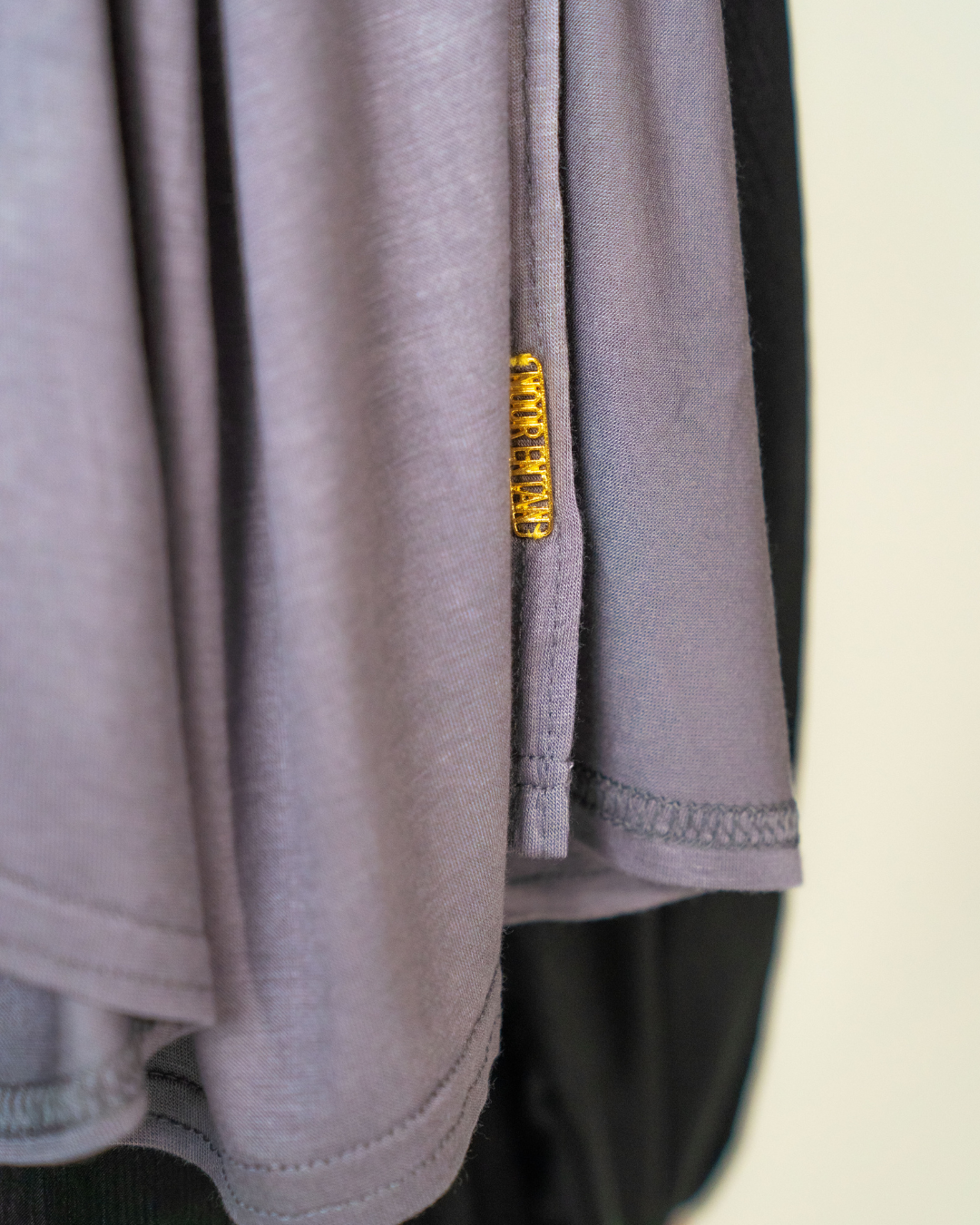 Mercerised Cotton Jersey in Dark Grey