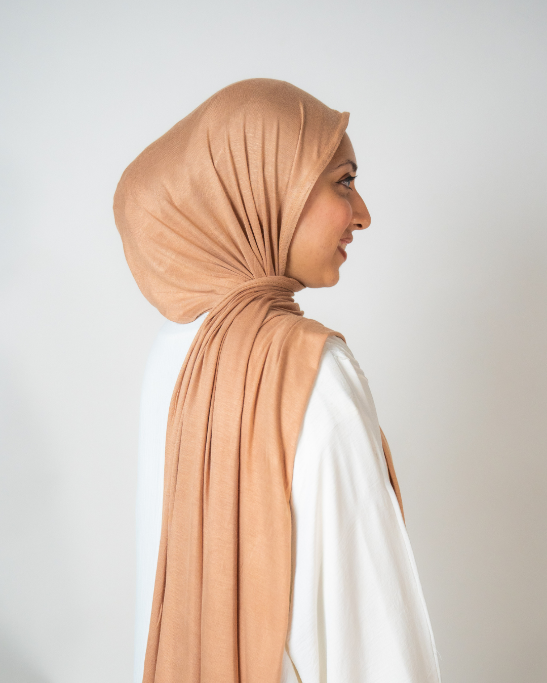 Mercerised Cotton Jersey in Nude