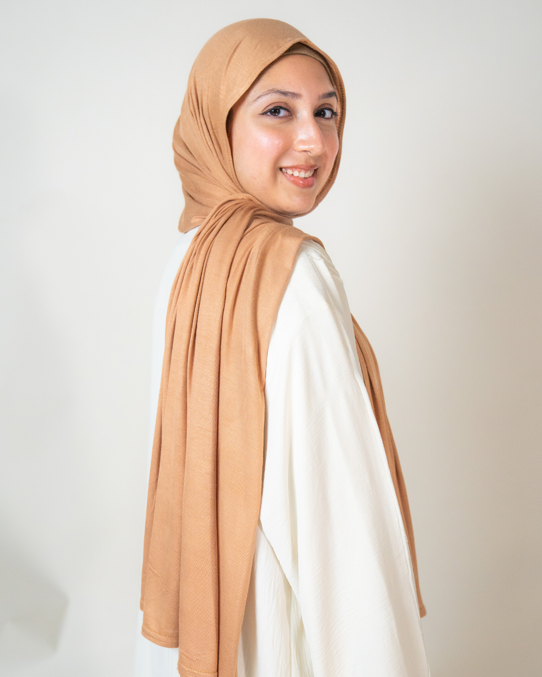 Mercerised Cotton Jersey in Nude