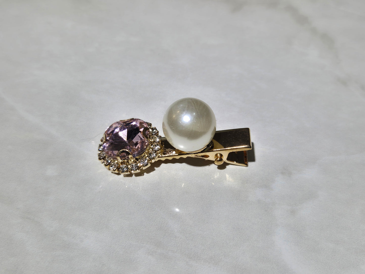 Gem & Pearl Clip