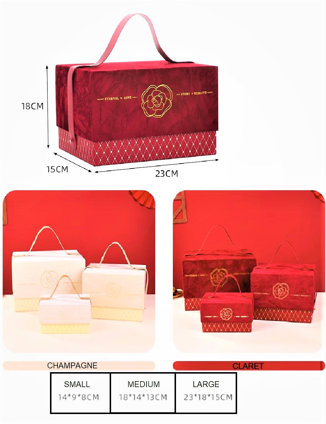 Camellia Wedding Gift Box (Small)