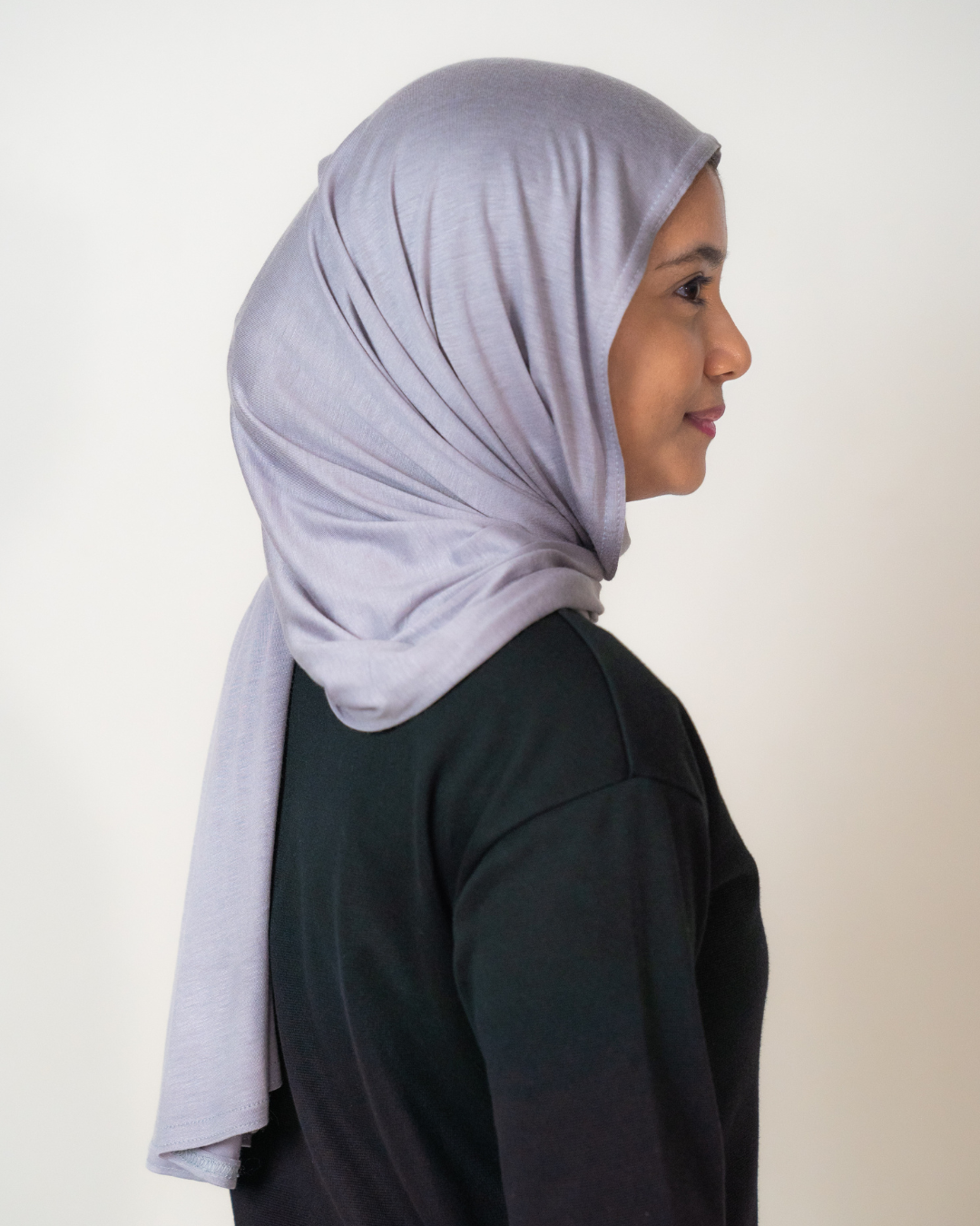 Mercerised Cotton Jersey in Light Grey