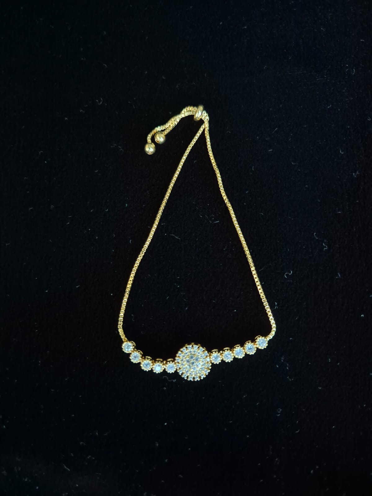 Zircon Diamond Flower Bracelet