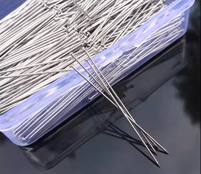 HEAD PIN AND NEEDLE - FLAT HEAD