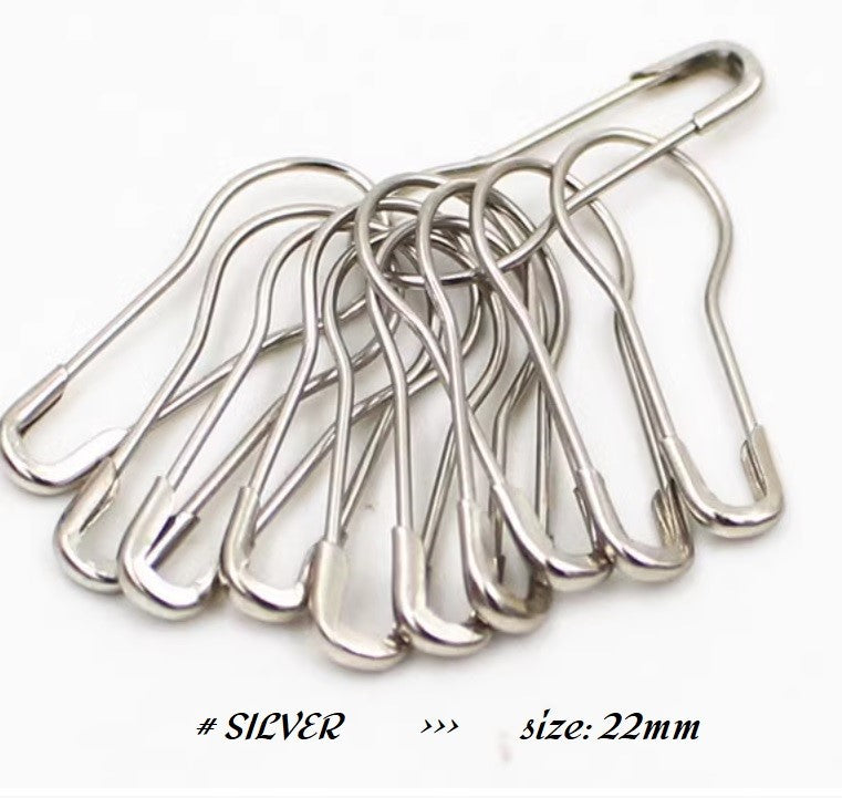 NON TANGLE SAFETY PIN - GOURD SHAPE