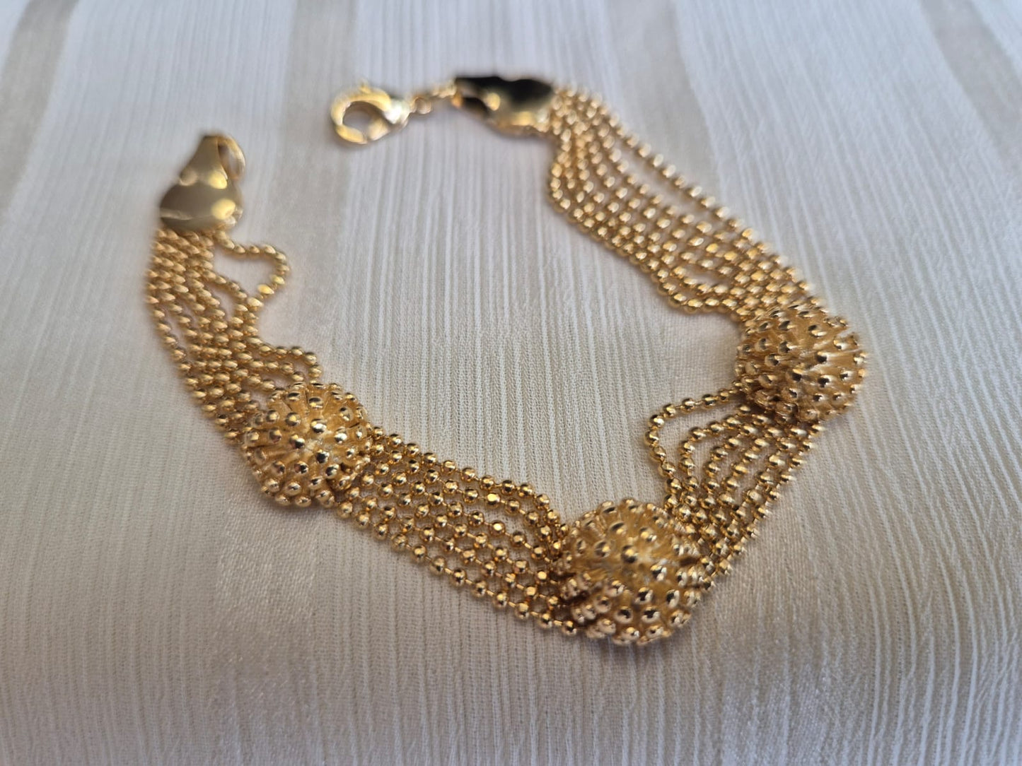 Gold Beaded Bracelet