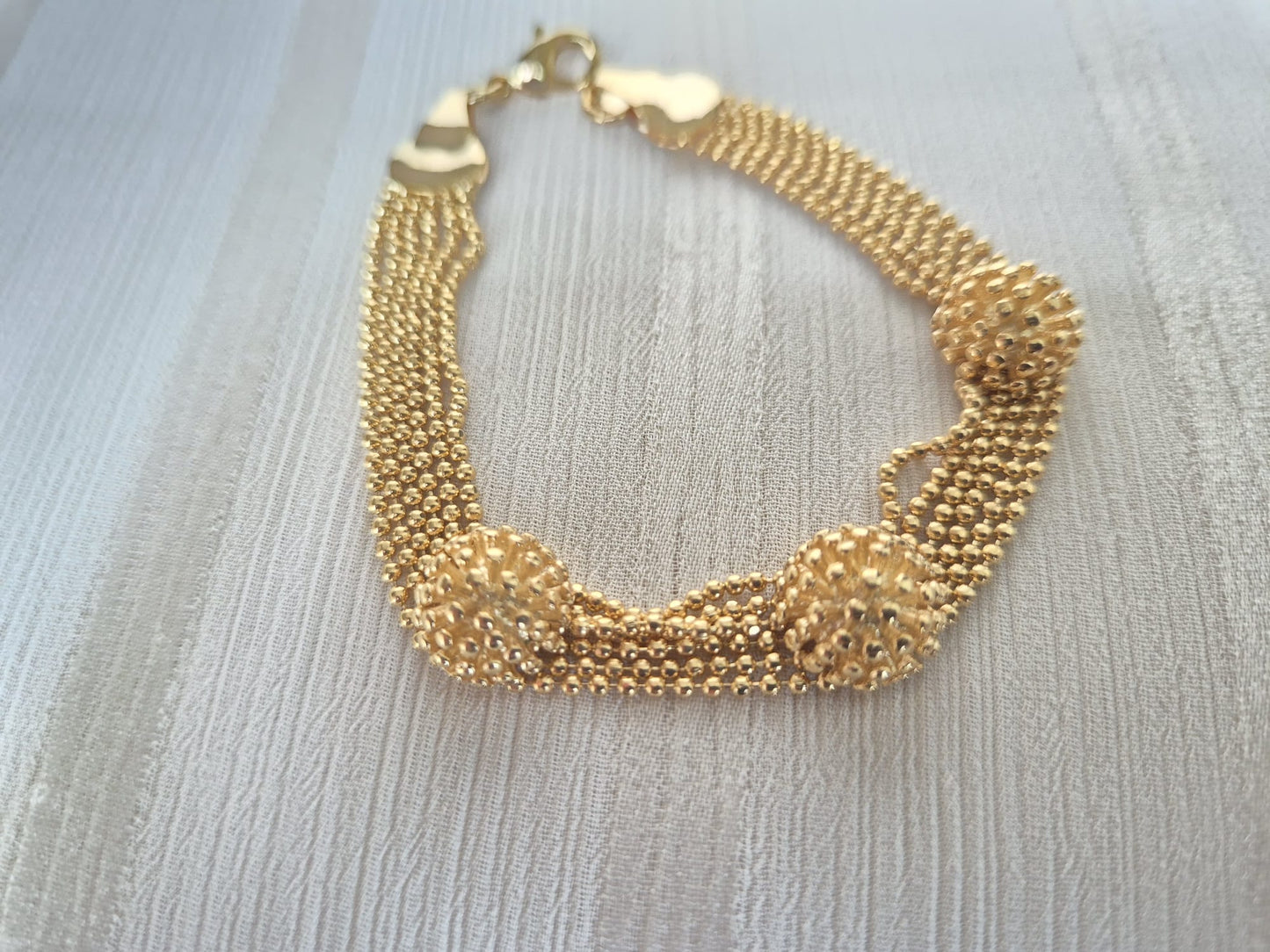 Gold Beaded Bracelet