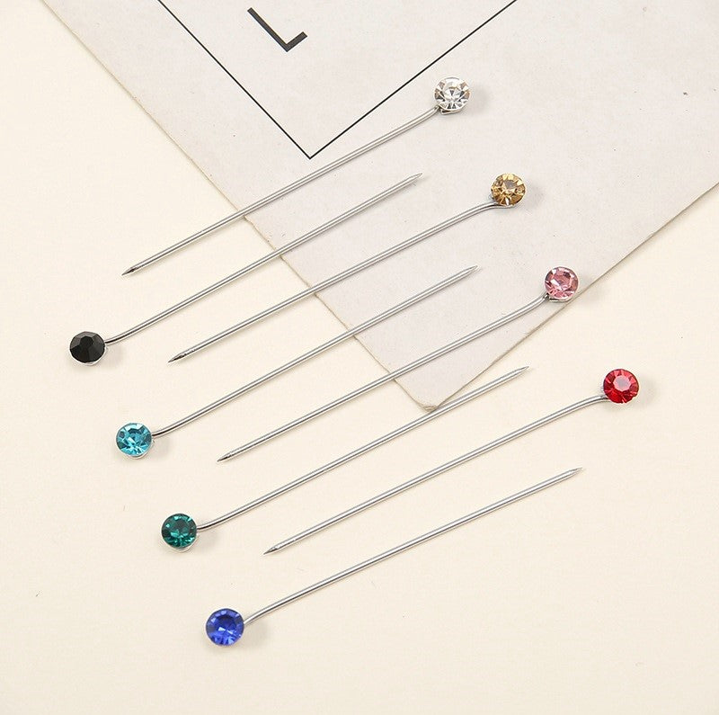 HEAD PIN AND NEEDLE - WHEELE OF COLOURS