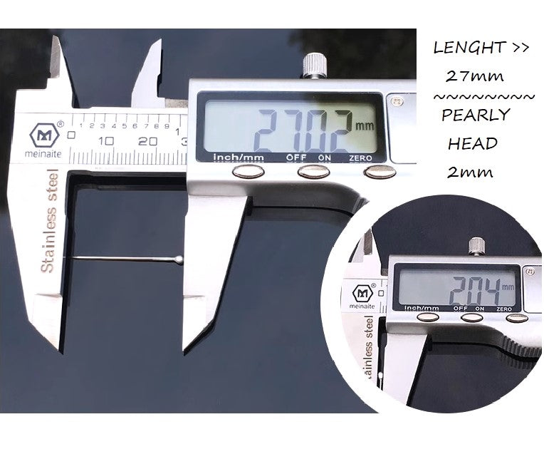 HEAD PIN AND NEEDDLE - SMALLEST HEAD PEARL